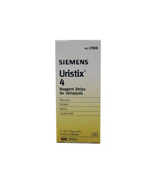 Siemens 2166 Uristix® 4 Reagent Strips, CLIA Waived, 100 btl Siemens 2166 Uristix® 4 Reagent Strips, CLIA Waived, 100/btl